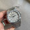 ROYAL OAK 41MM 15510 "50TH ANNIVERSARY" SS ZF 1:1 BEST EDITION WHITE TEXTURED DIAL ON SS BRACELET A4302