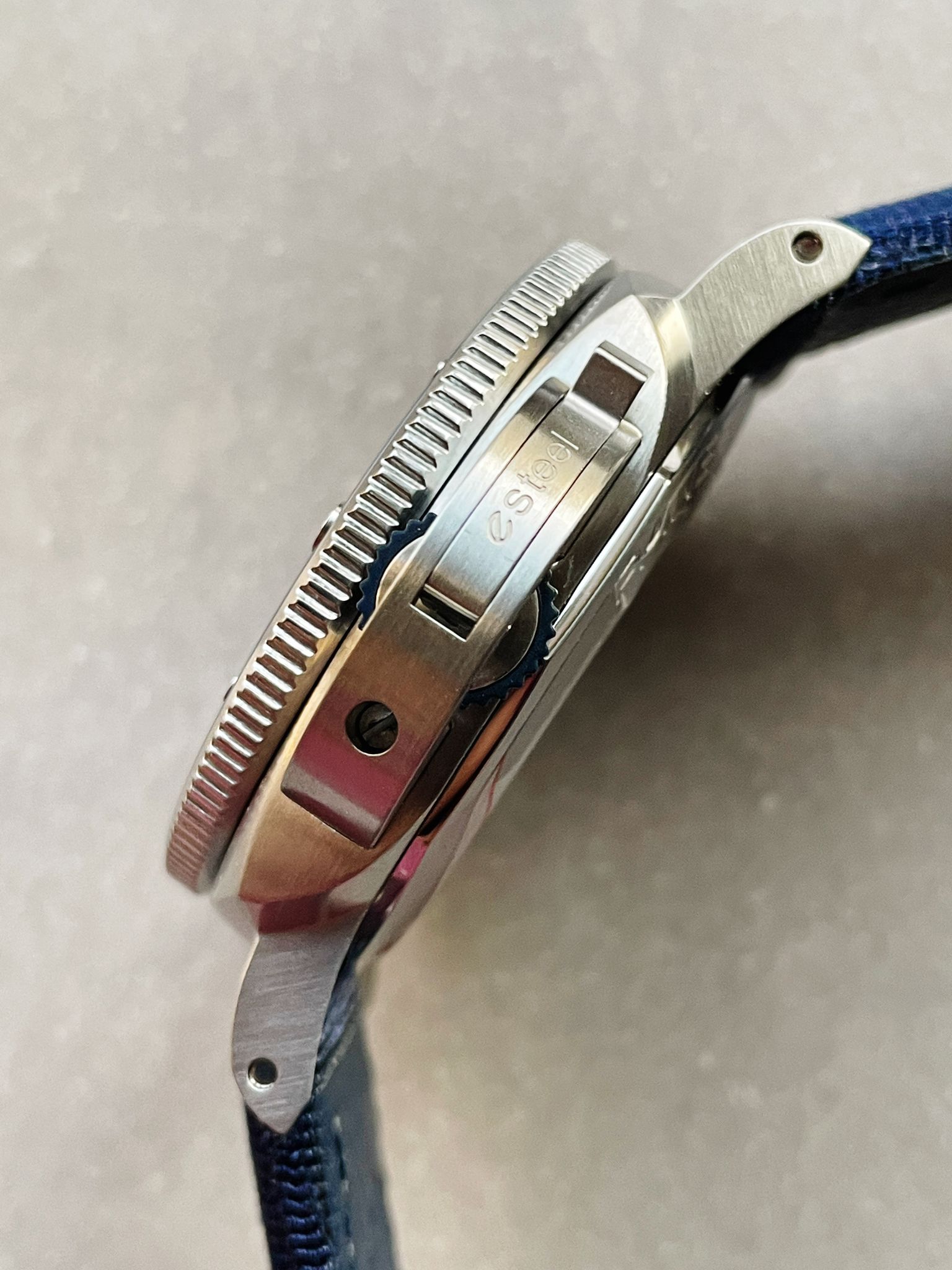 PAM1289 Y SBF 1:1 BEST EDITION BLUE DIAL ON BLUE NYLON STRAP P900 - Image 15