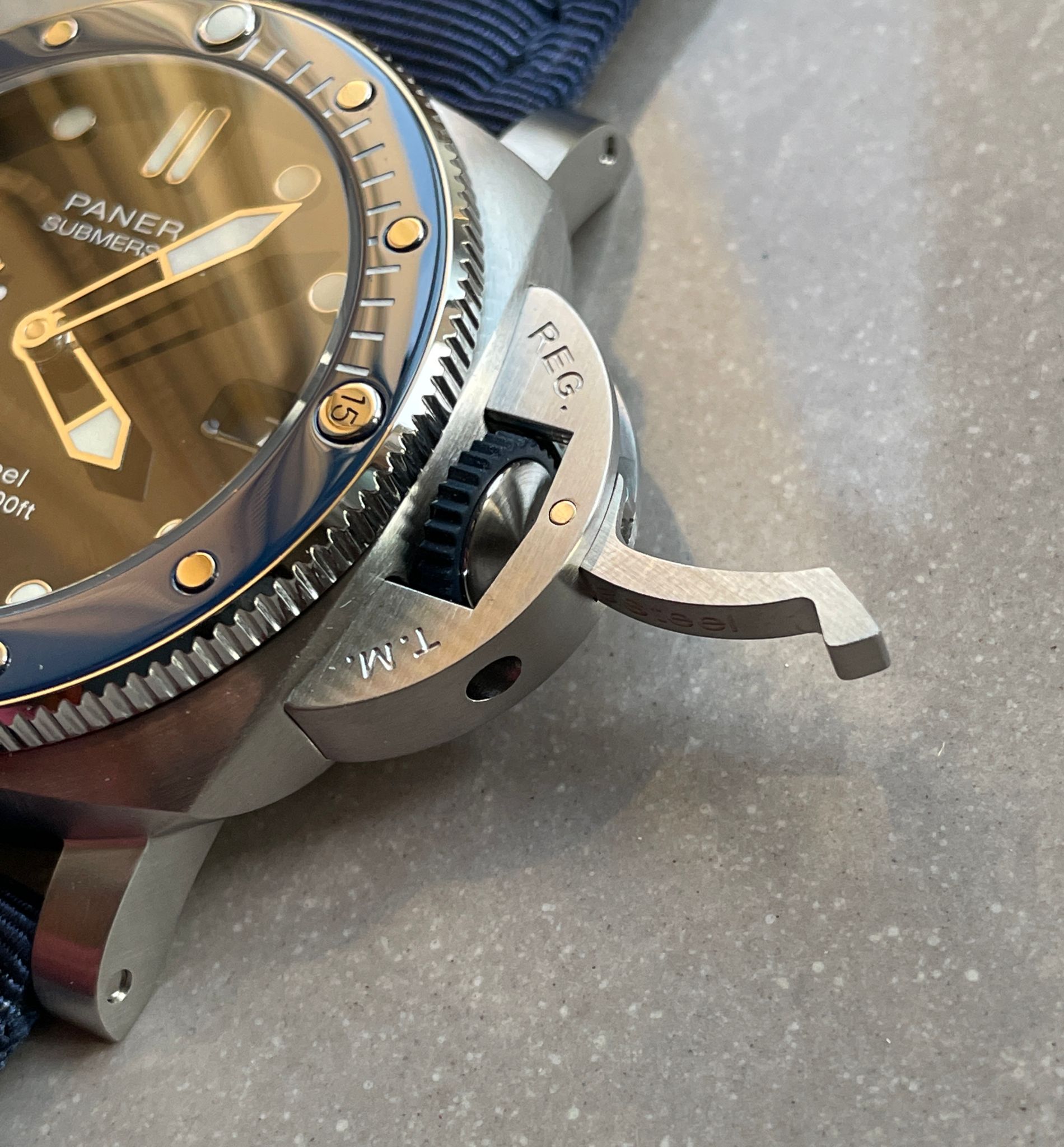 PAM1289 Y SBF 1:1 BEST EDITION BLUE DIAL ON BLUE NYLON STRAP P900 - Image 17