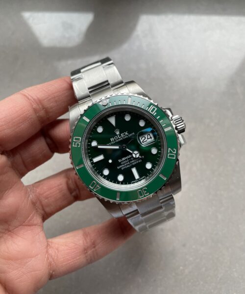 HULK SUBMARINER 116610 LV GREEN CERAMIC 904L STEEL VSF 1:1 BEST EDITION VS3135