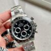 Daytona 116500 1:1 PANDA Best Edition CF 904L SS Case and Bracelet BLACK Dial CLEAN FACTORY