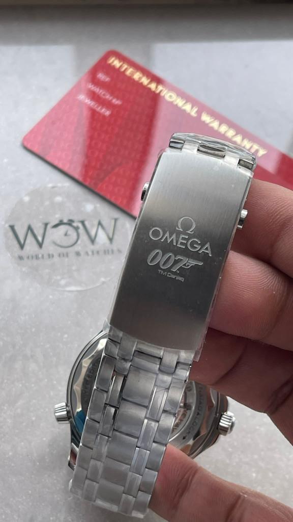 Seamaster Diver 300m Co-Axial Master Chronometer "James Bond 007 " SS Black Dial on SS Bracelet VSF ORF Asia 8800 50TH ANNIVERSARY - Image 11