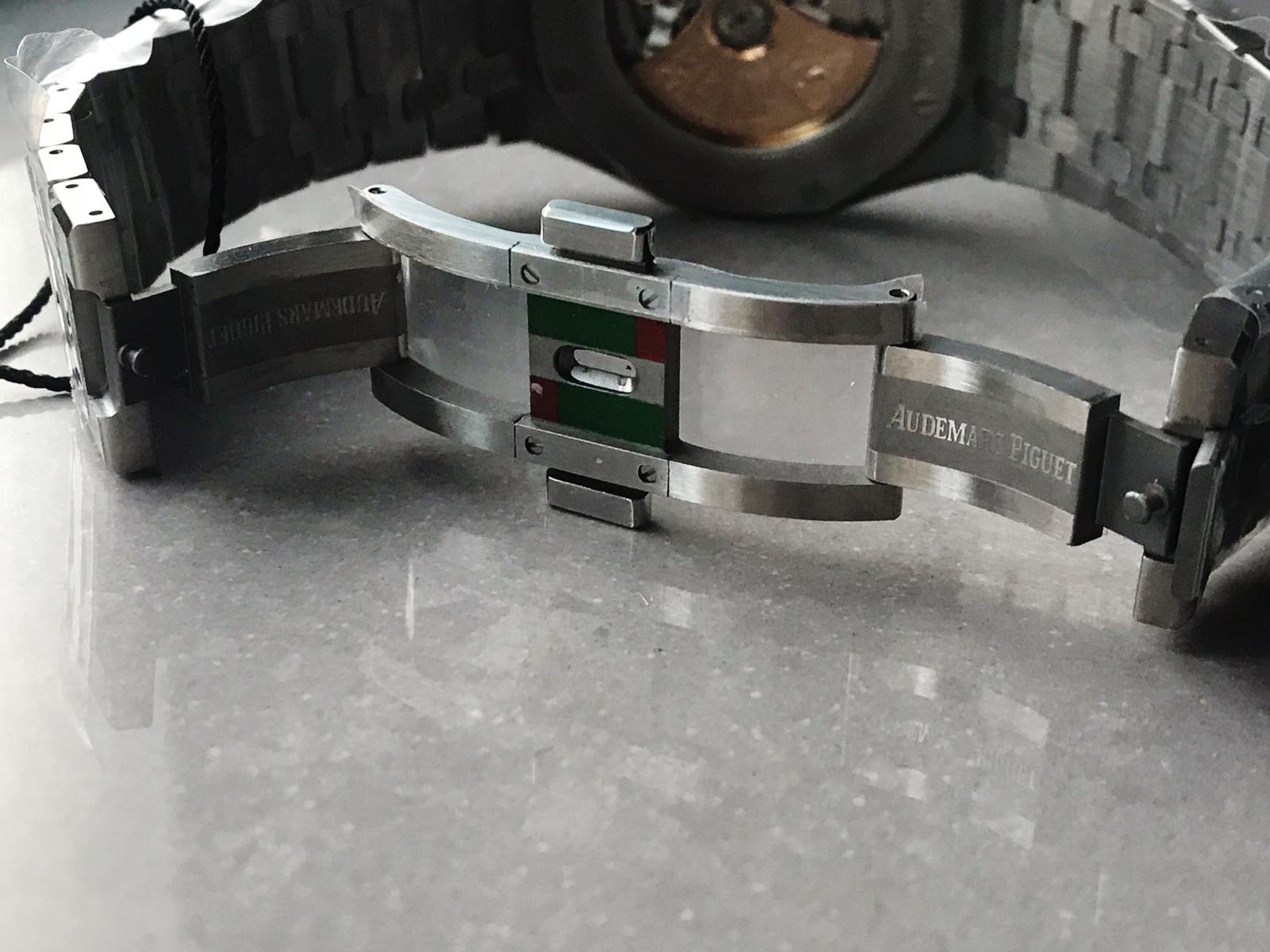 Royal Oak 41mm 15400 SS ZF Best Edition Blue Textured Dial on SS Bracelet A3120 - Image 7