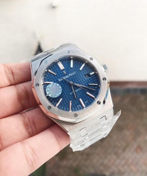 Royal Oak 41mm 15400 SS ZF Best Edition Blue Textured Dial on SS Bracelet A3120