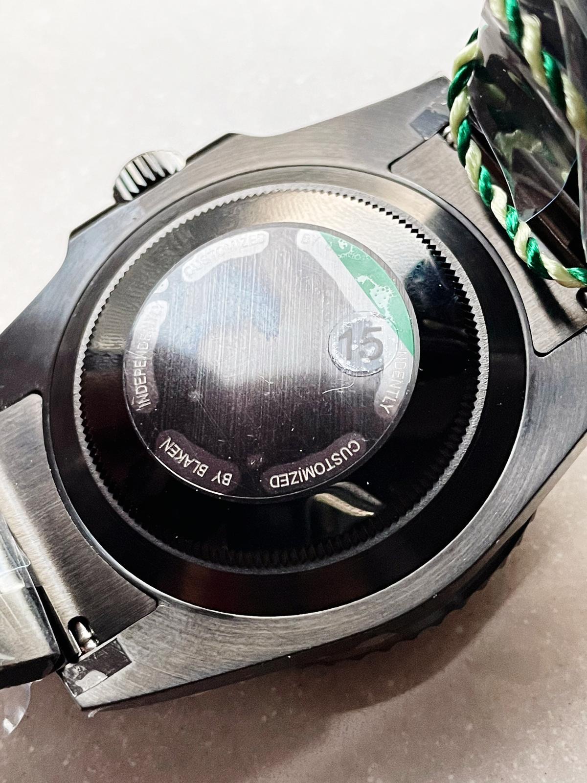 Submariner 116610 PVD Blaken All Black Ceramic 904L Steel V6F 1:1 Best Edition A2824 - Image 6