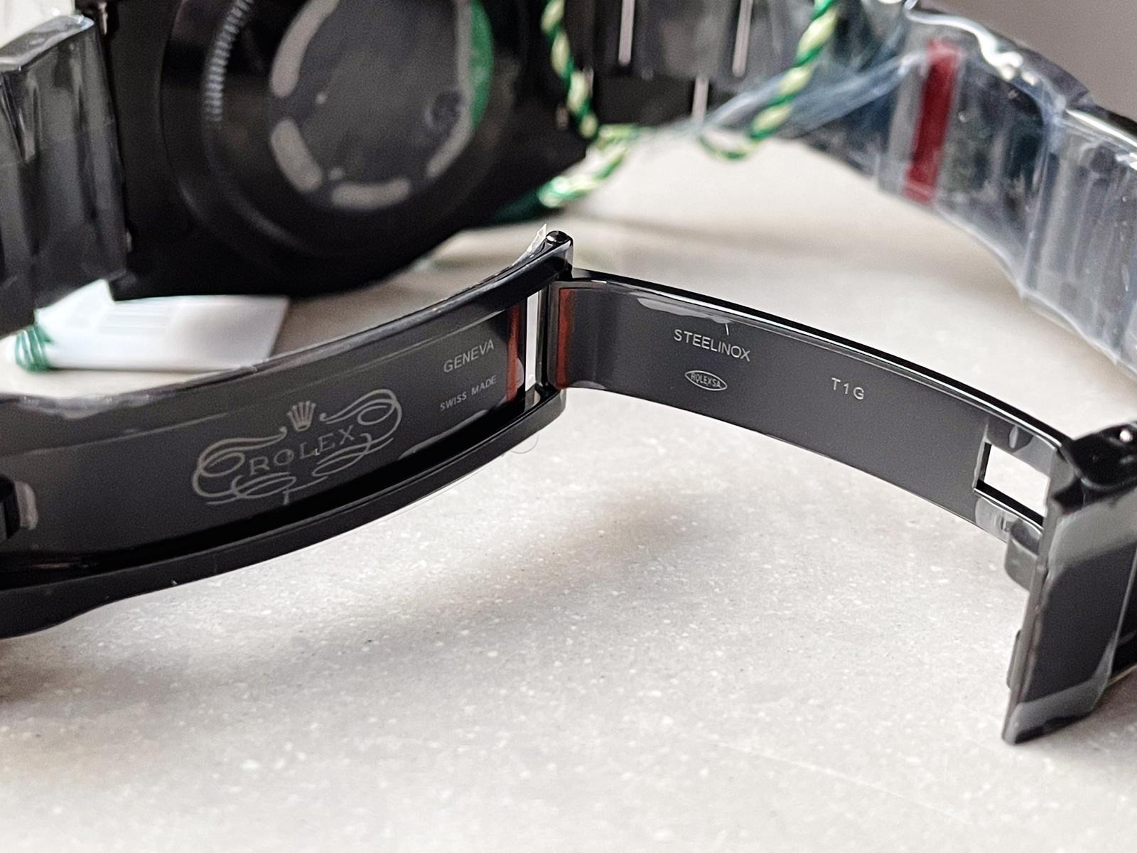 Submariner 116610 PVD Blaken All Black Ceramic 904L Steel V6F 1:1 Best Edition A2824 - Image 7