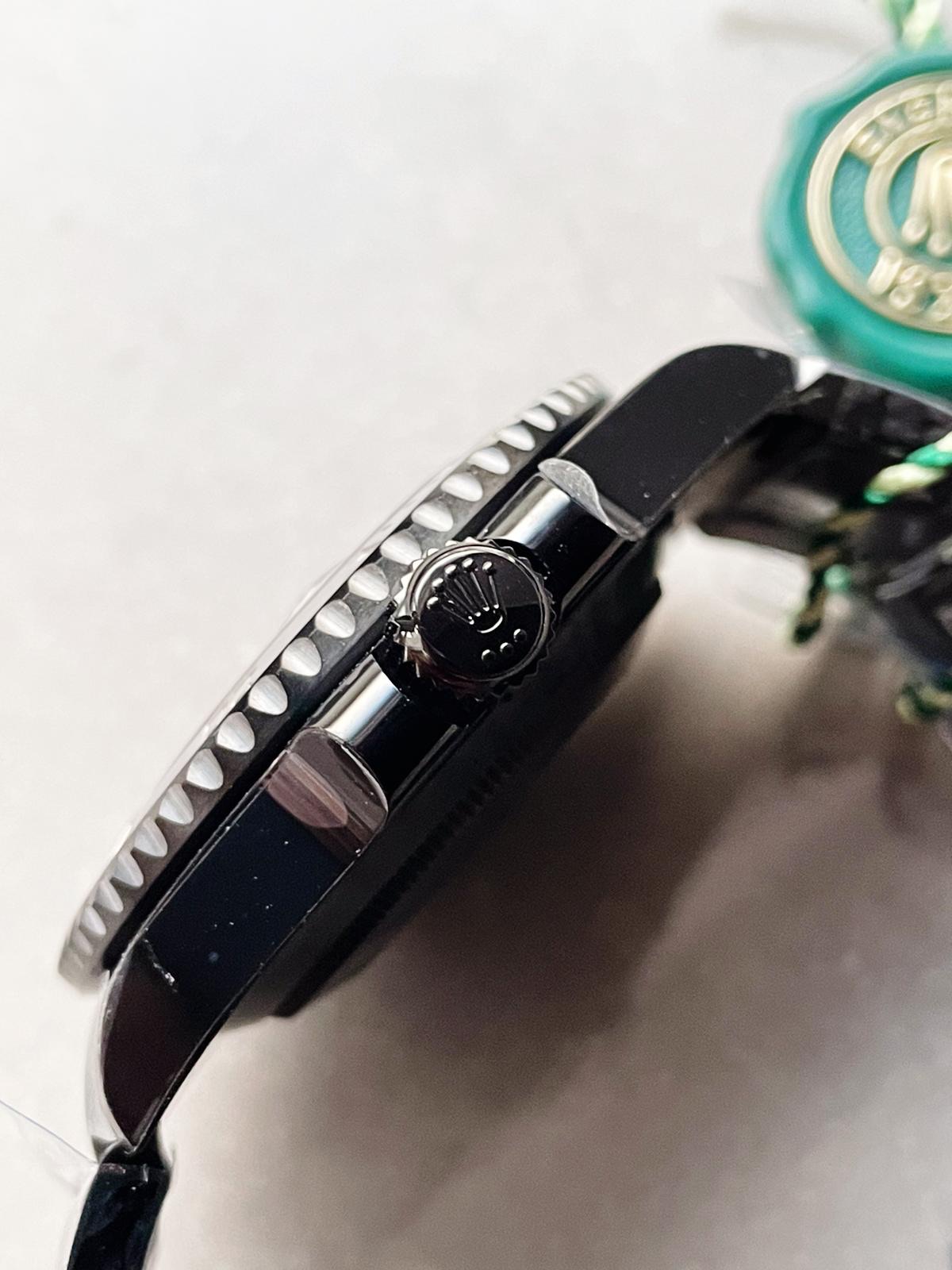 Submariner 116610 PVD Blaken All Black Ceramic 904L Steel V6F 1:1 Best Edition A2824 - Image 5