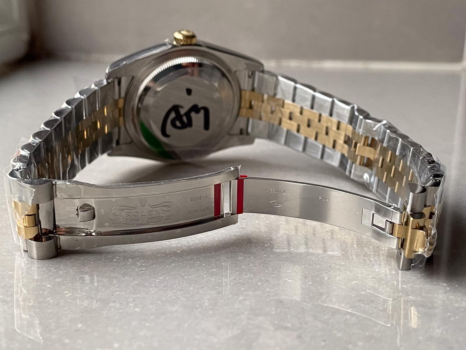 DateJust 31mm Ladies 278289 BPF Blue /gold Dial 316L steel A2836 movement - Image 8