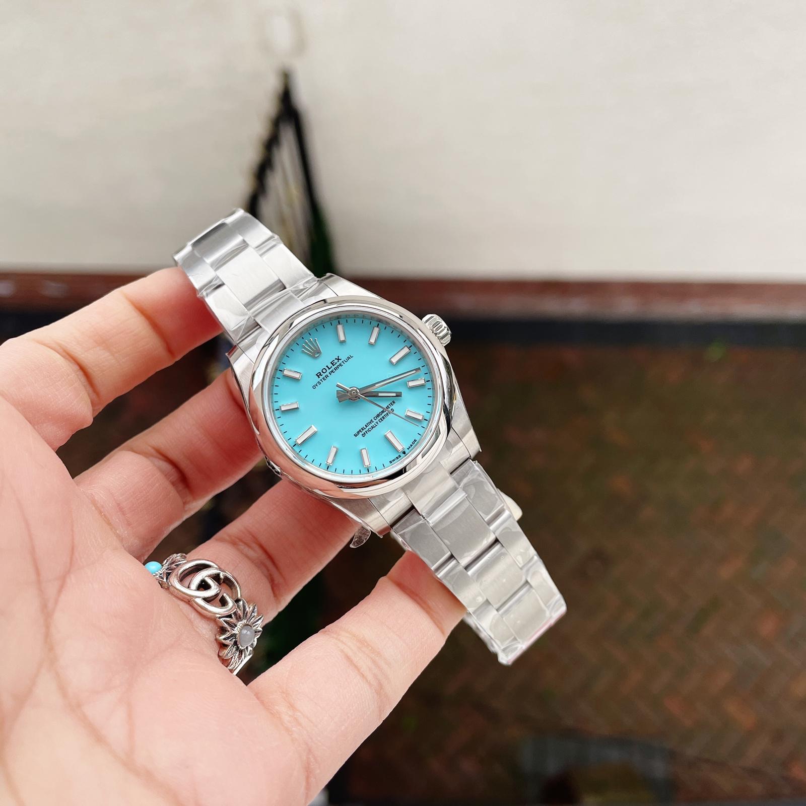 Oyster Perpetual 31mm 277200 EWF Best Edition LIGHT BLUE Dial on SS Bracelet 6T15 - Image 2