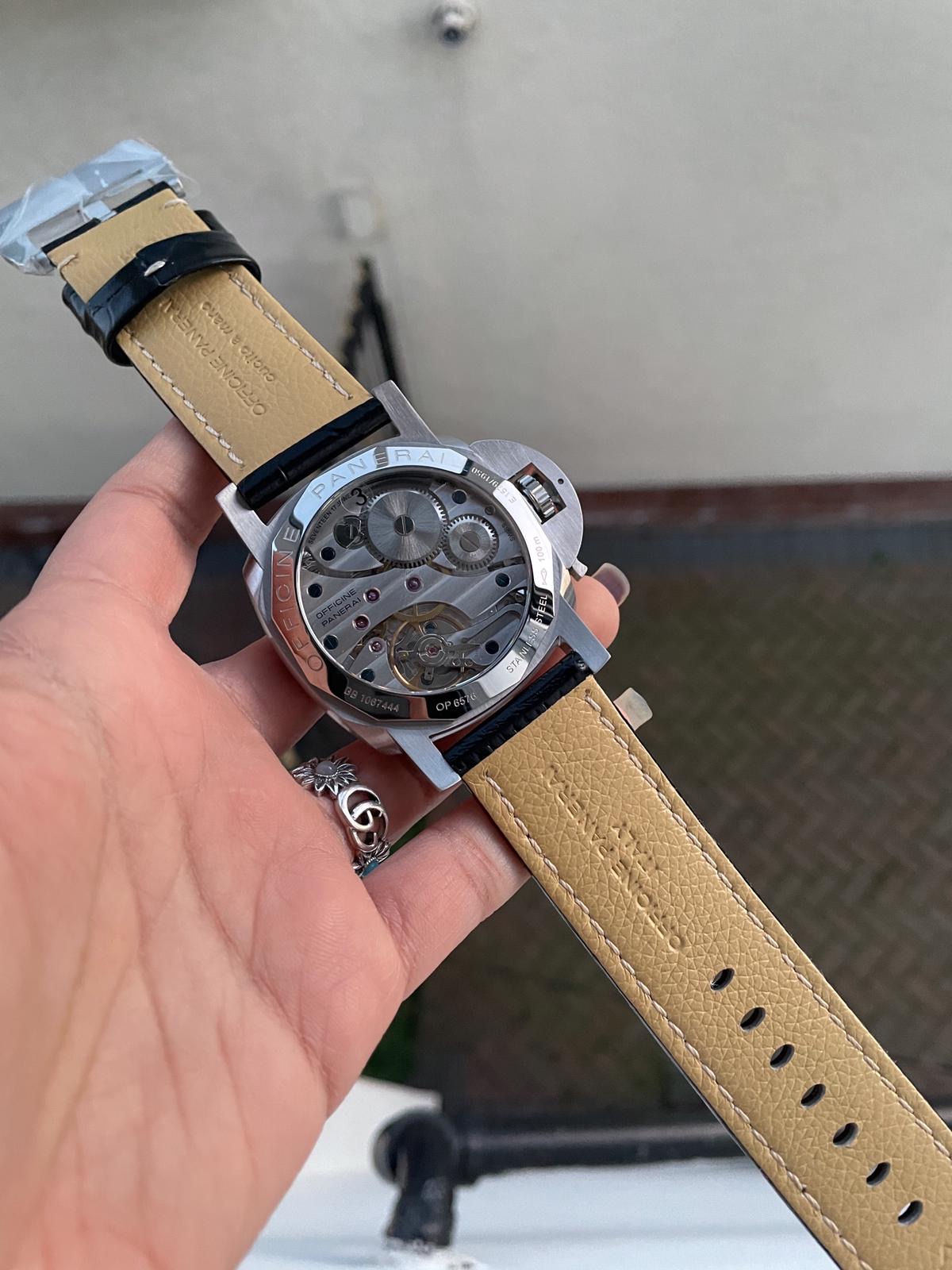 PAM217 H XF 1:1 Best Edition Superlumed Dial on Black Leather Strap A6497 with Y-Incabloc - Image 10