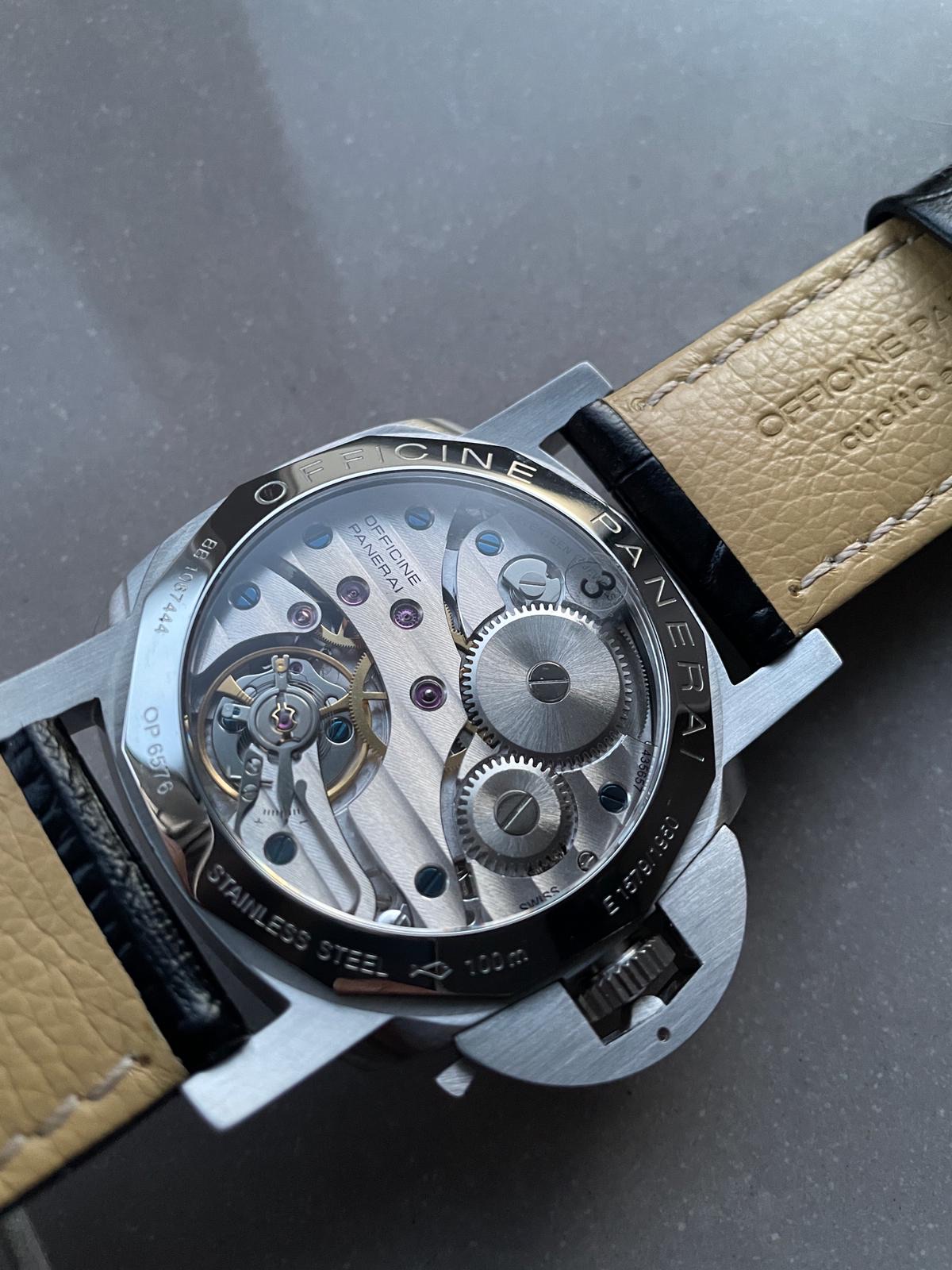 PAM217 H XF 1:1 Best Edition Superlumed Dial on Black Leather Strap A6497 with Y-Incabloc - Image 9