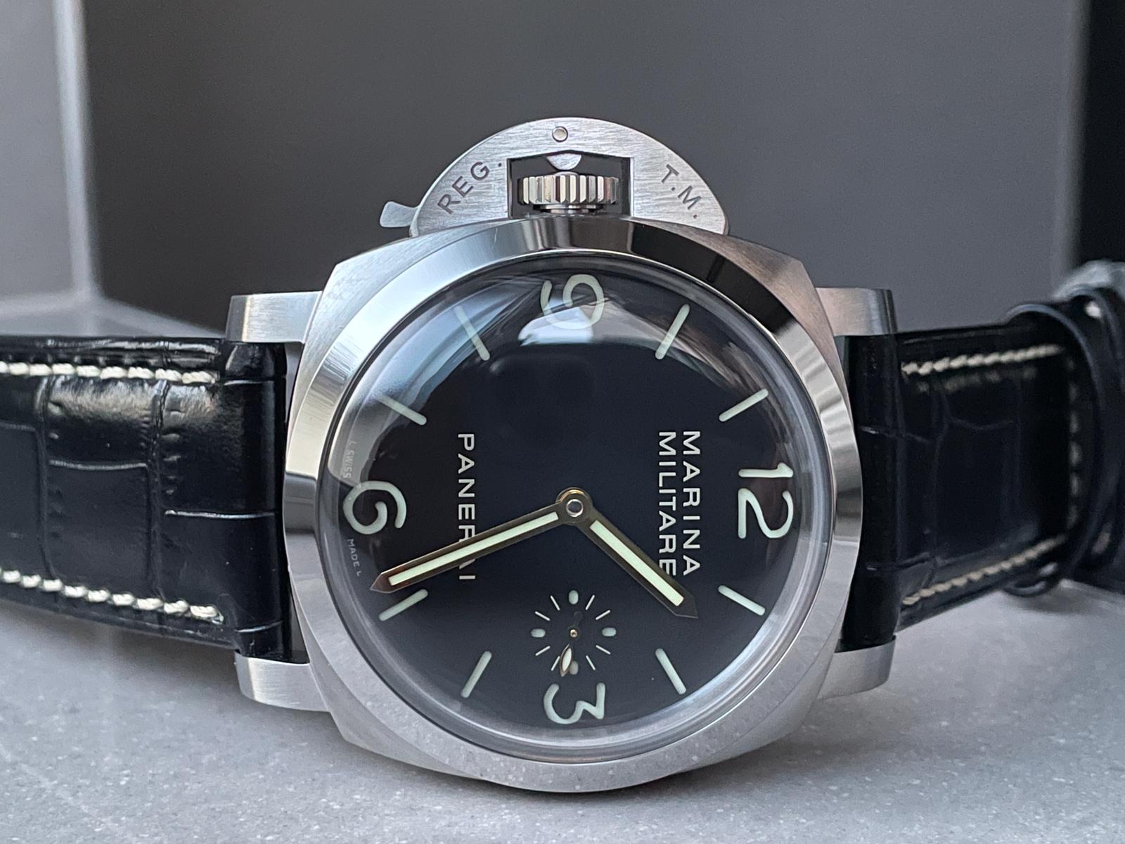 PAM217 H XF 1:1 Best Edition Superlumed Dial on Black Leather Strap A6497 with Y-Incabloc - Image 4