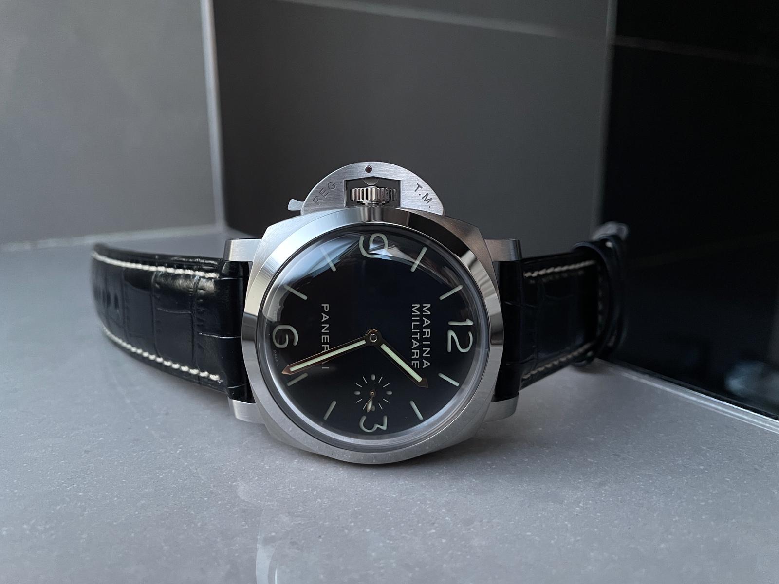 PAM217 H XF 1:1 Best Edition Superlumed Dial on Black Leather Strap A6497 with Y-Incabloc - Image 5
