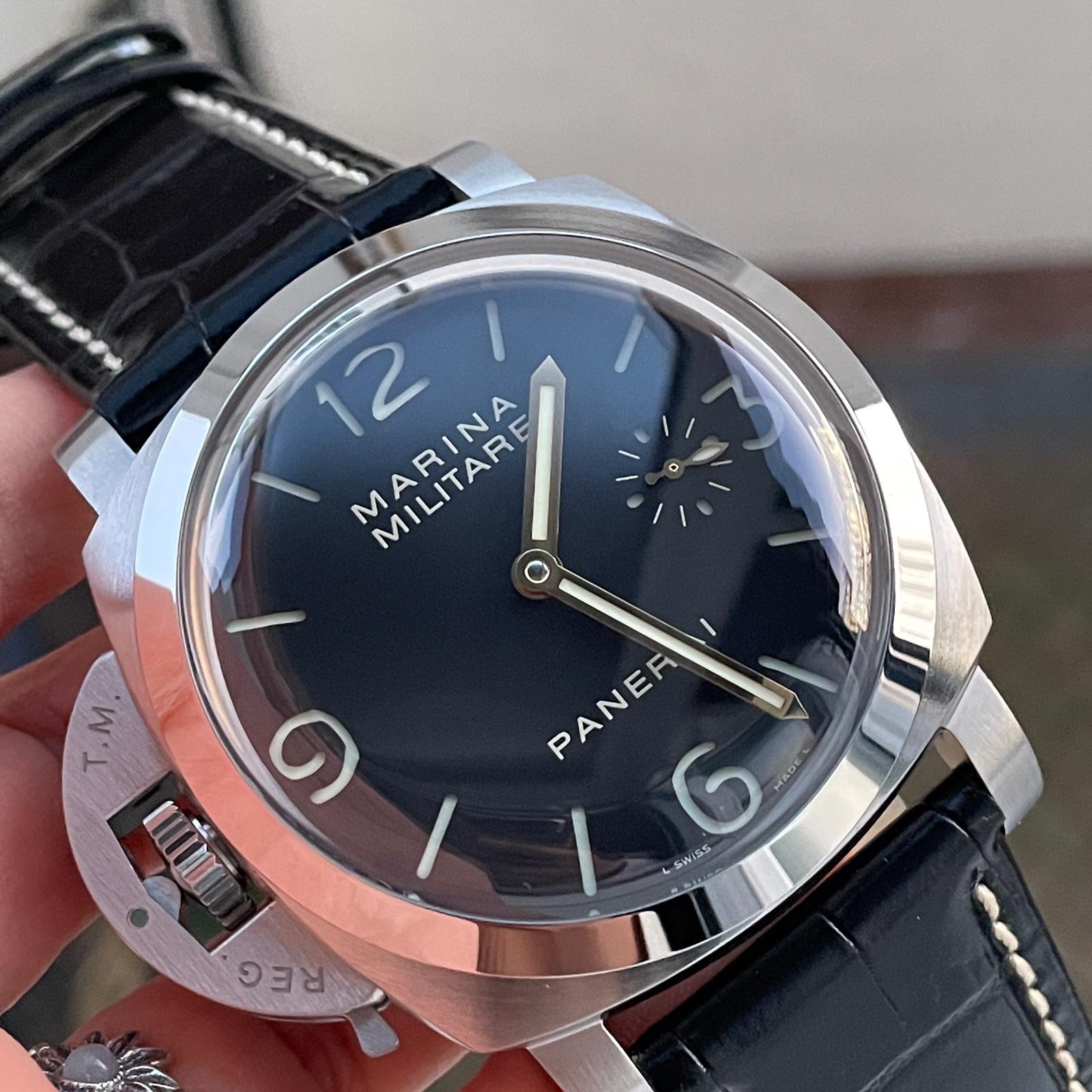 PAM217 H XF 1:1 Best Edition Superlumed Dial on Black Leather Strap A6497 with Y-Incabloc - Image 3