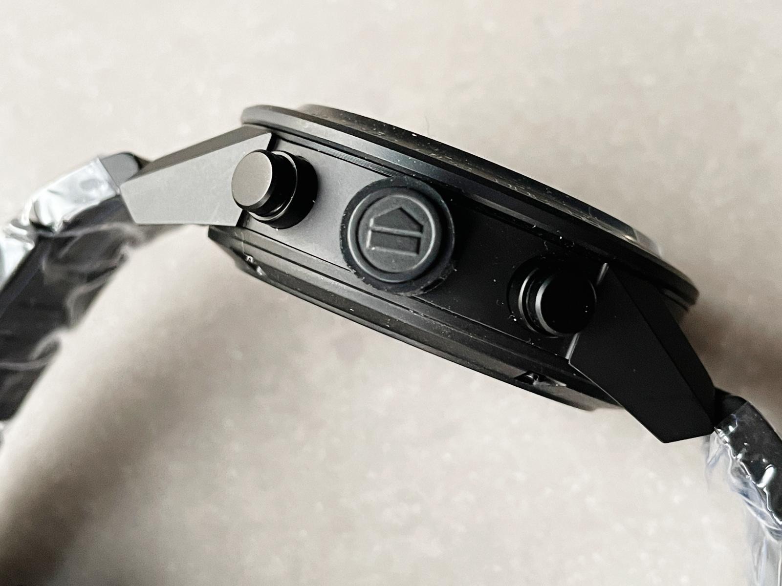 Calibre Heuer 01 Chrono 43mm Ceramic XF 1:1 Best Edition Skeleton Dial on Black Ceramic Strap A1887 - Image 5