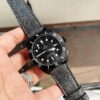 HERITAGE 2016 BLACK BAY SHIELD DLC ZF 1:1 BEST EDITION BLACK BEZEL ON ASSO. LEATHER STRAP A2824
