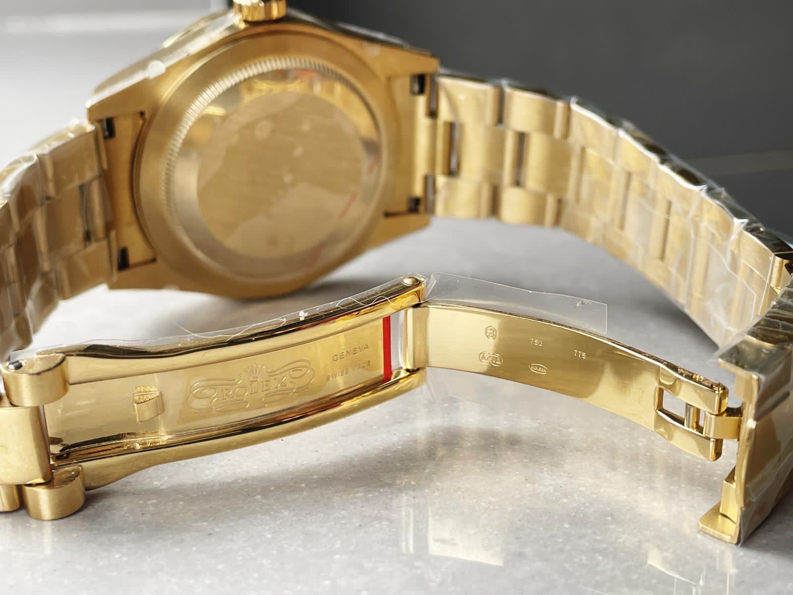 Sky-Dweller 326934 SS Noob 1:1 Best Edition Gold Dial on Gold plated SS Bracelet A23J £330.00 - Image 9