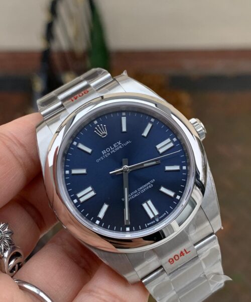 OYSTER PERPETUAL EW FACTORY BRIGHT BLUE dial 41MM Asian 3230 automatic movement