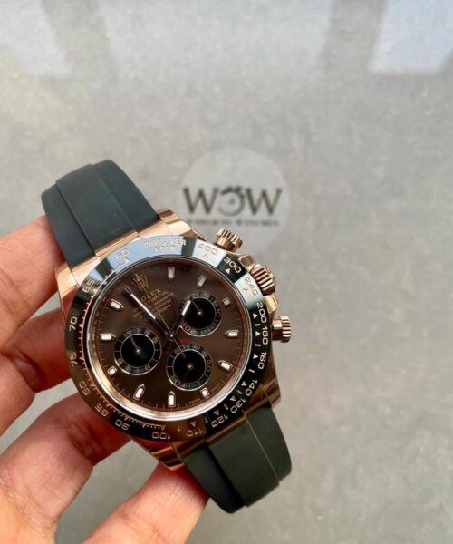 DAYTONA 116515 BTF 1:1 BEST EDITION BROWN DIAL ON OYSTERFLEX RUBBER STRAP SA4130 V2