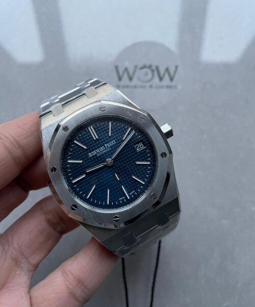 Royal Oak "Jumbo" Extra-Thin 39mm 16202 SS Blue Dial on SS Bracelet ZF A7121