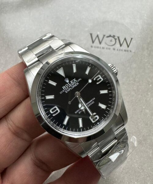 Explorer 124270 36mm 904L Steel Clean 1:1 Best Edition Black Dial on SS Bracelet VR3230