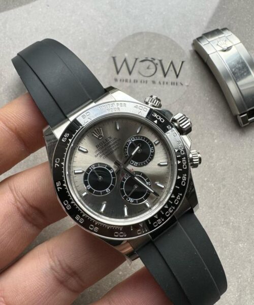 AR+F Daytona 126519 1:1 Best Edition Gray Dial on Oysterflex Rubber Strap SA4131