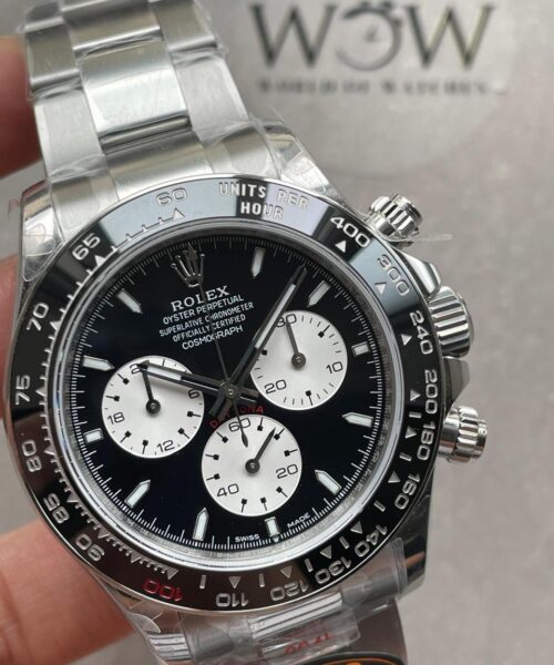 QF Daytona 126509 QF 1:1 Best Edition Black Dial on SS Braclet SH4131 V5