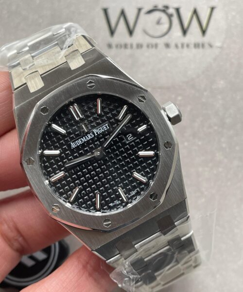 Royal Oak 77350ST 34mm SS White Dial Sticks on SS Bracelet ZF A5800