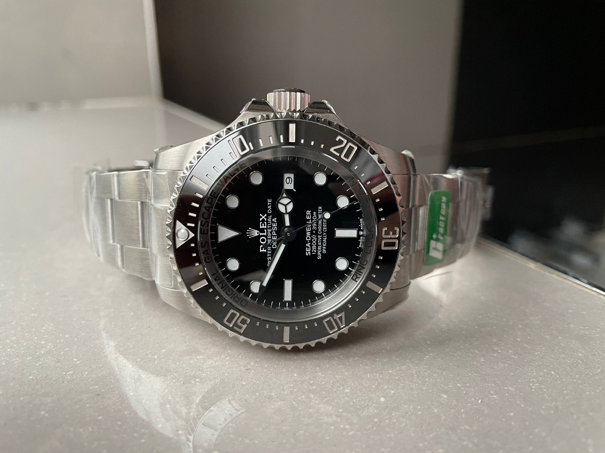 Sea-Dweller 126660 C+F Best Edition Black Dial On SS Bracelet VR3235 - Image 7