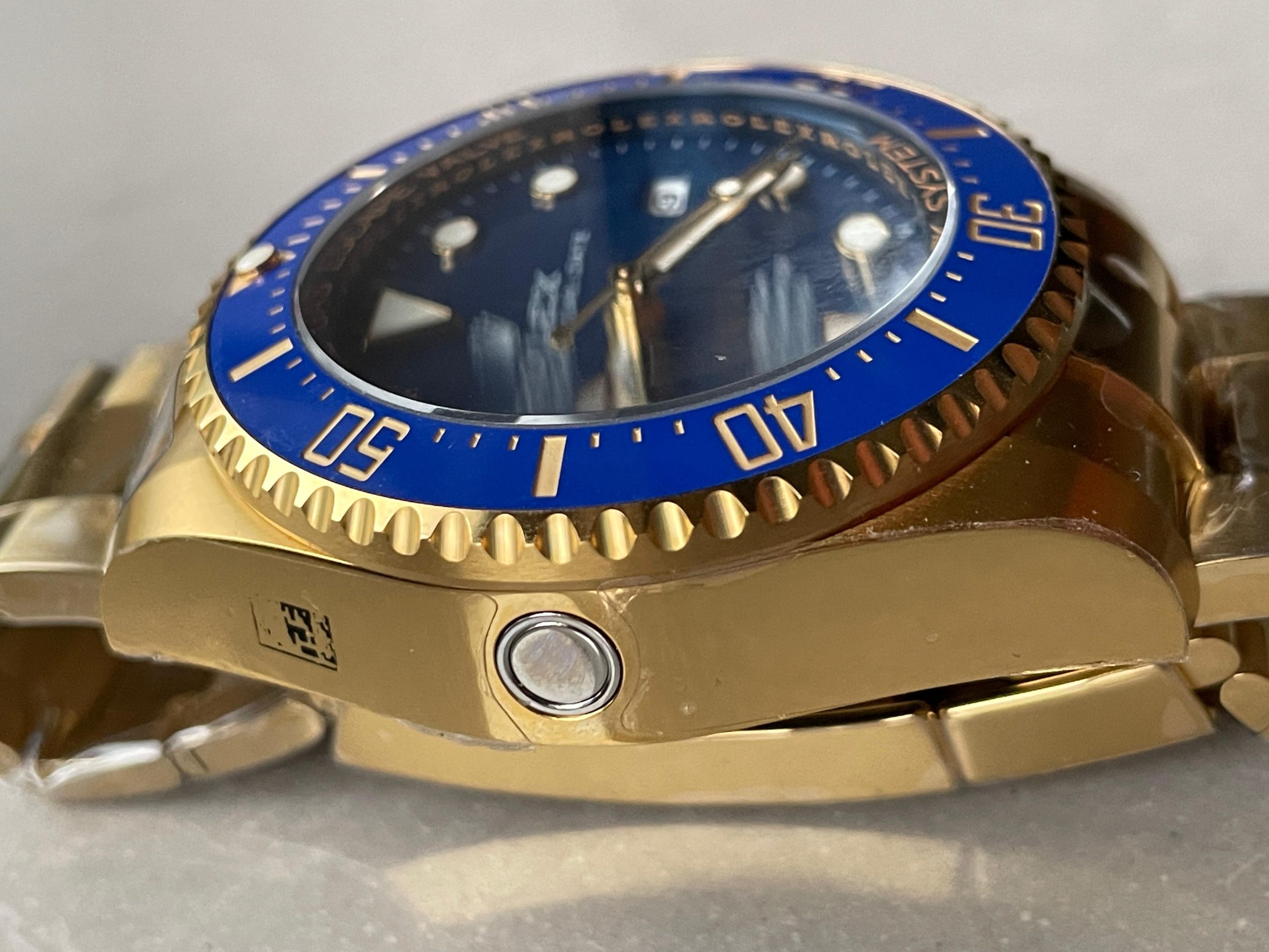 Sea-Dweller DEEPSEA 136668LB "D-BLUE" YG 3EF Best Edition Blue Dial On YG Oyster Bracelet VR3235 - Image 9