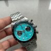 Black Bay Chrono M79360N SS ZF 1:1 Best Edition Tiffany Blue Dial On SS Bracelet DD7750