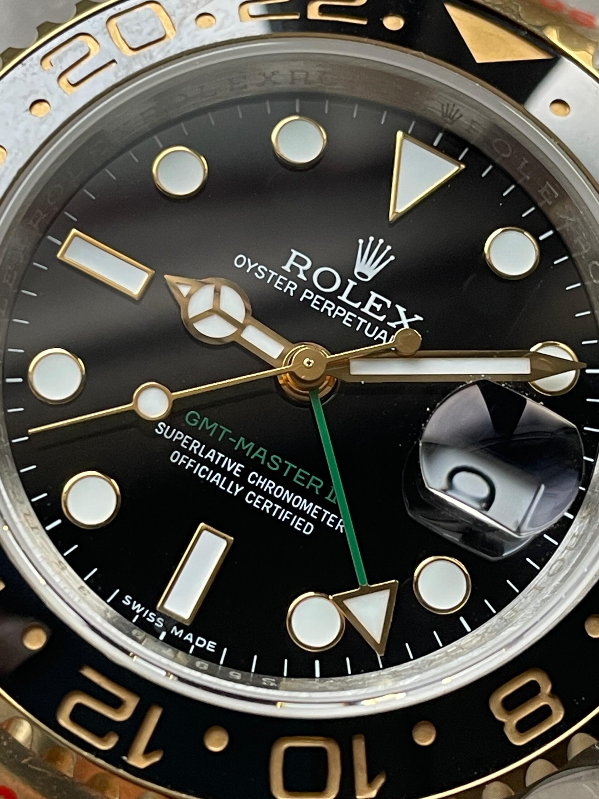 GMT-Master II 116713 LN Black Ceramic 904L Steel Wrapped Gold GMF 1:1 Best Edition SA3186 CHS V3 - Image 6