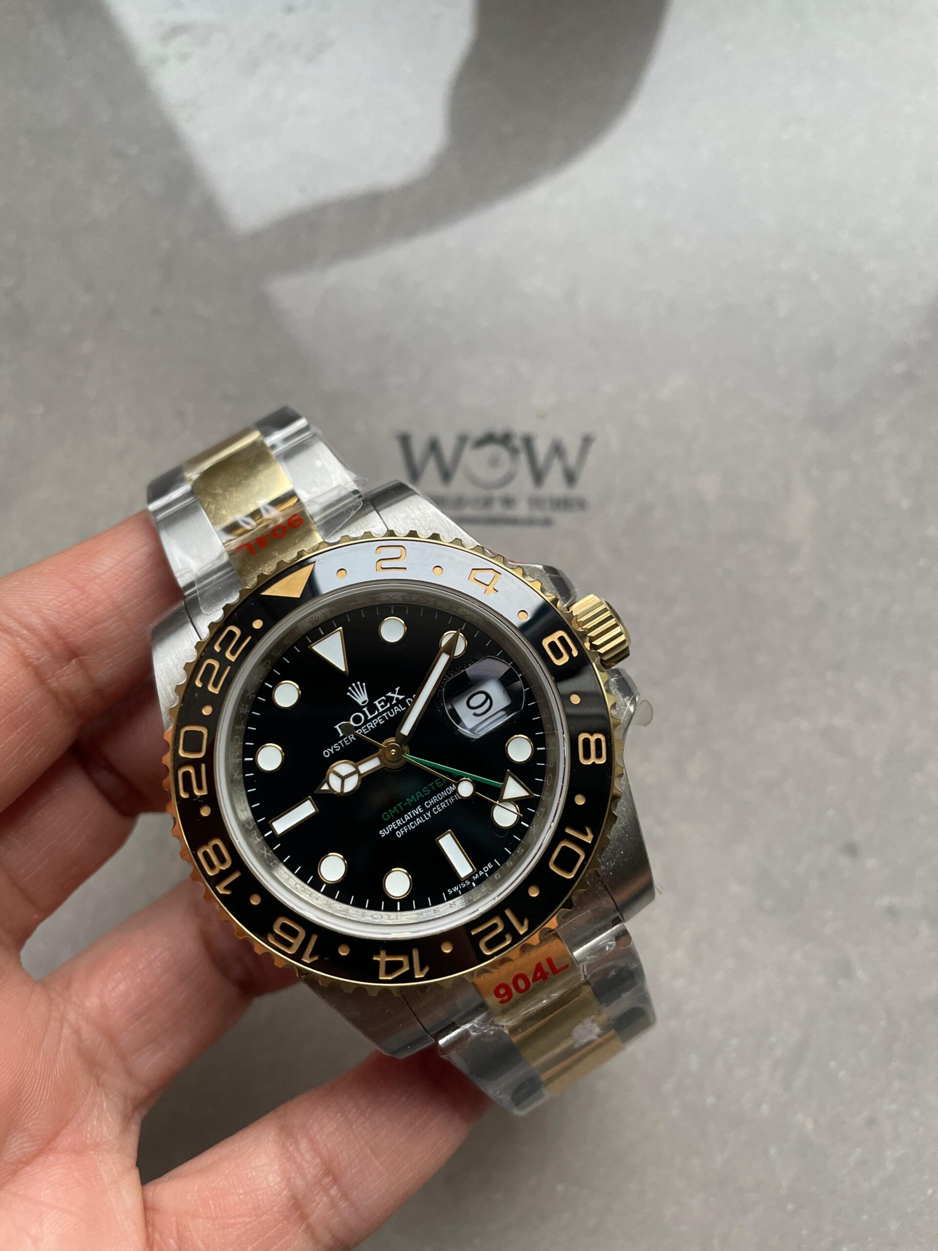 GMT-Master II 116713 LN Black Ceramic 904L Steel Wrapped Gold GMF 1:1 Best Edition SA3186 CHS V3 - Image 4