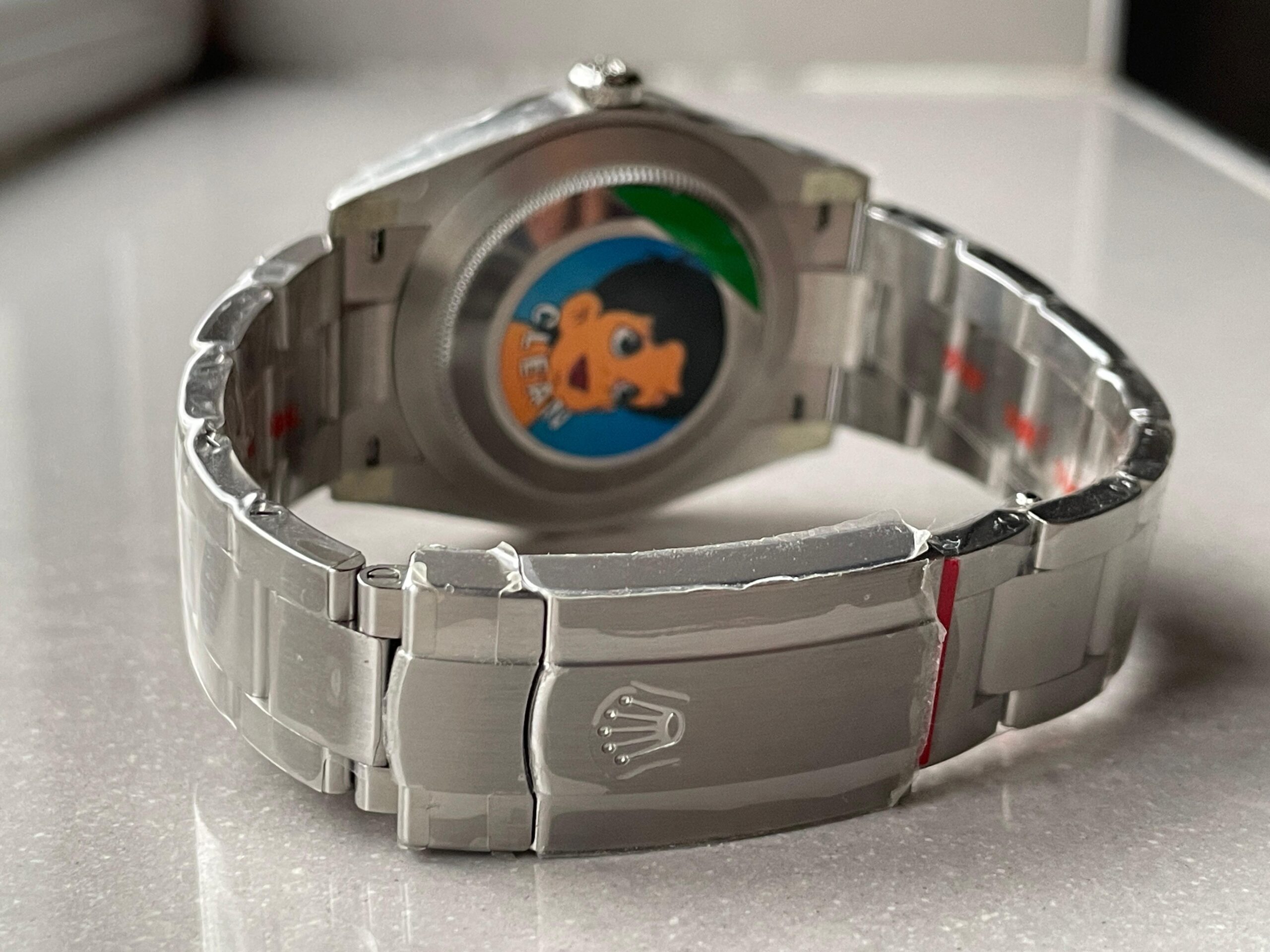 Oyster Perpetual 124300 41mm 904L Clean 1:1 Best Edition Green Dial On SS Bracelet VR3230 - Image 11