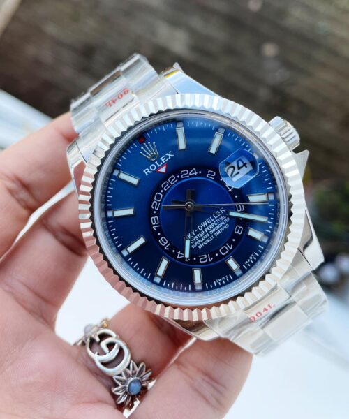 Sky-Dweller 326935 SS Blue Dial on SS Oyster Bracelet Noob Asian 23J