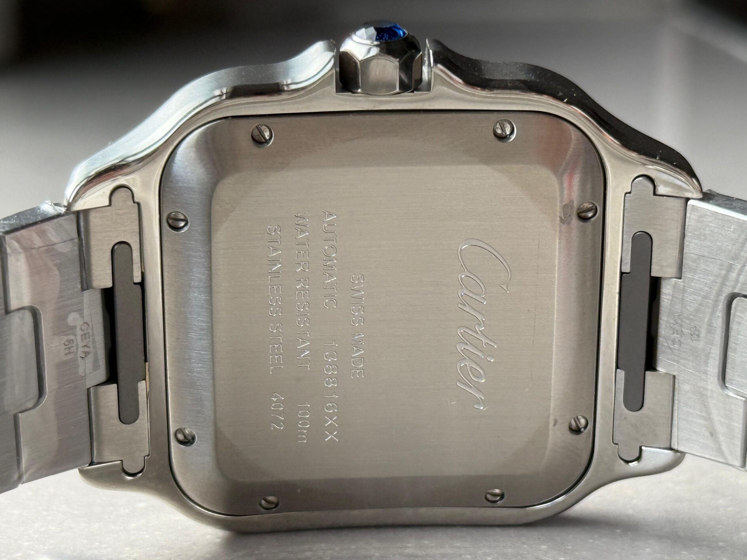 Santos 40mm SS/YG BVF 1:1 Best Edition Gray Dial on SS/YG SmartLinks Bracelet MIYOTA 9019 - Image 10