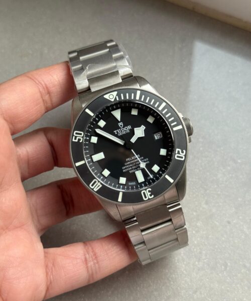 Pelagos XF 1:1 V5 Best Edition Black dial Black Bezel on Titanium Bracelet A2824