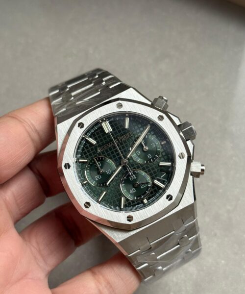Royal Oak Chrono 26240 SS DDF 1:1 Best Edition Green Dial on SS Bracelet DD4401