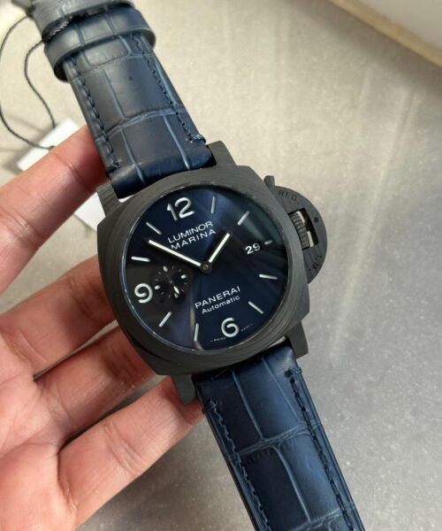 PAM1664 Carbotech VSF 1:1 Best Edition on Blue Leather Strap P.9010