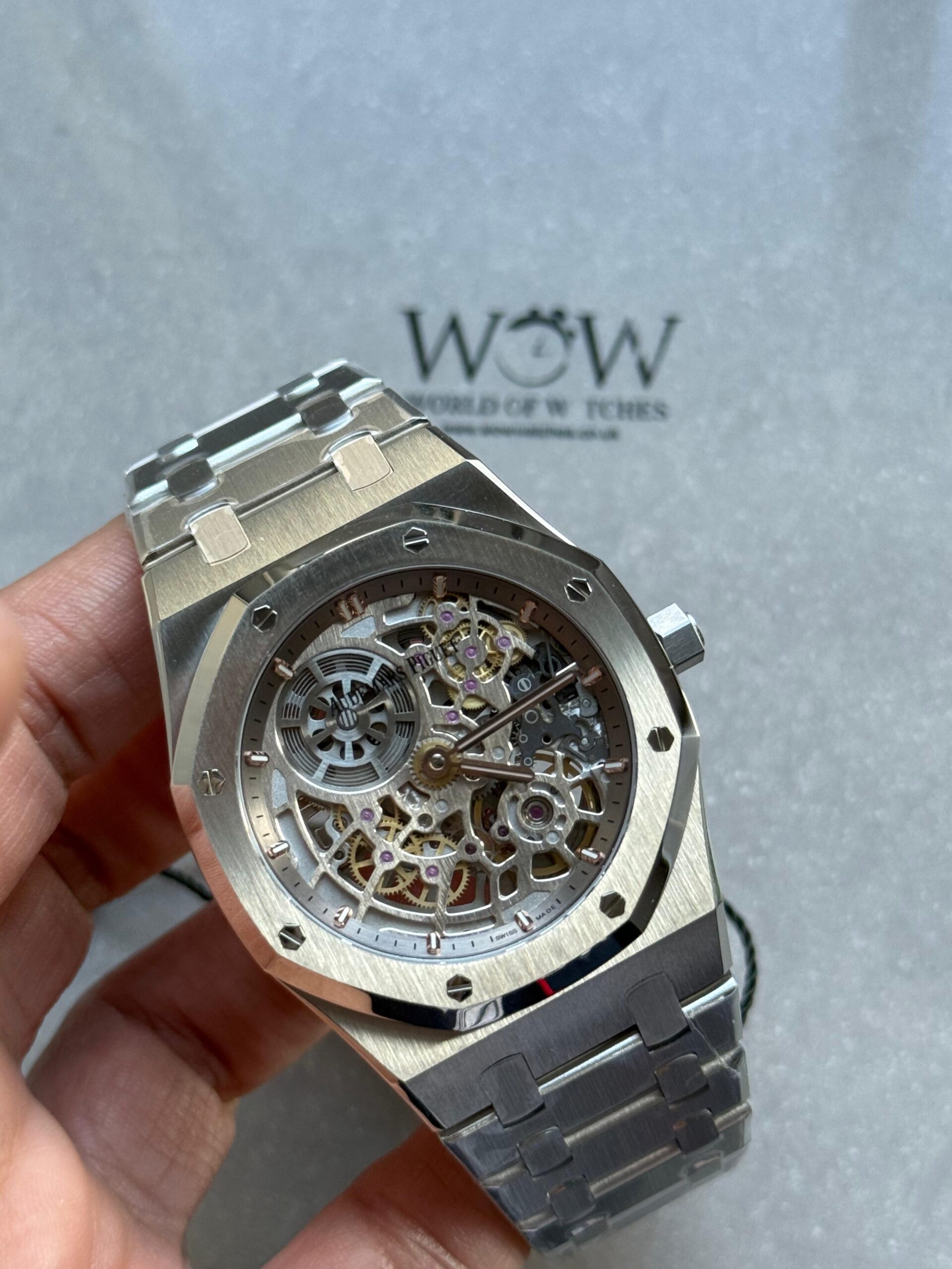 Royal Oak Openworked 16204 SS ZF 1:1 Best Edition Skeleton Dial on SS Bracelet A7124 - Image 7