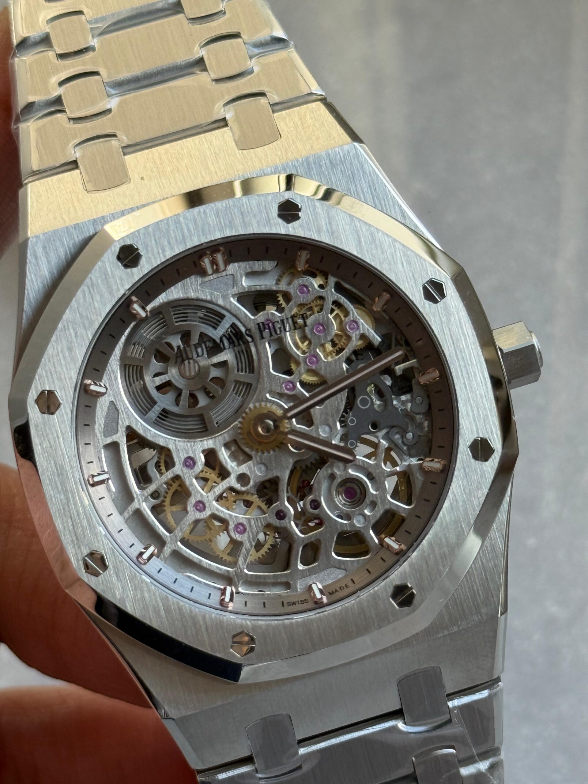 Royal Oak Openworked 16204 SS ZF 1:1 Best Edition Skeleton Dial on SS Bracelet A7124 - Image 11