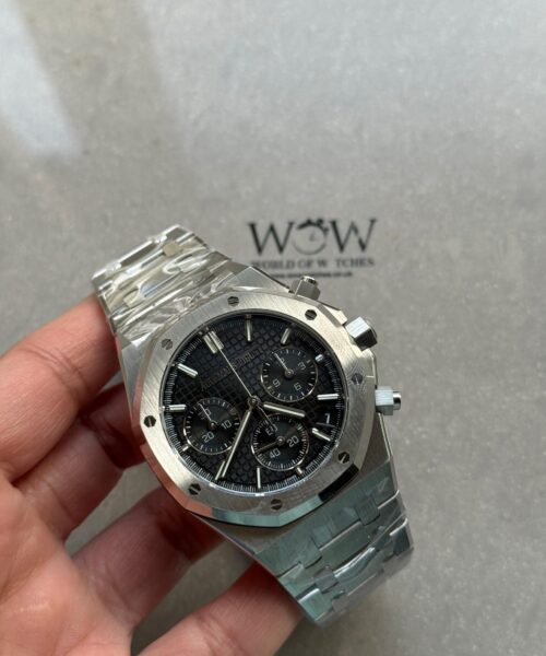 Royal Oak Chrono 26240 SS DDF 1:1 Best Edition Black Dial on SS Bracelet DD4401