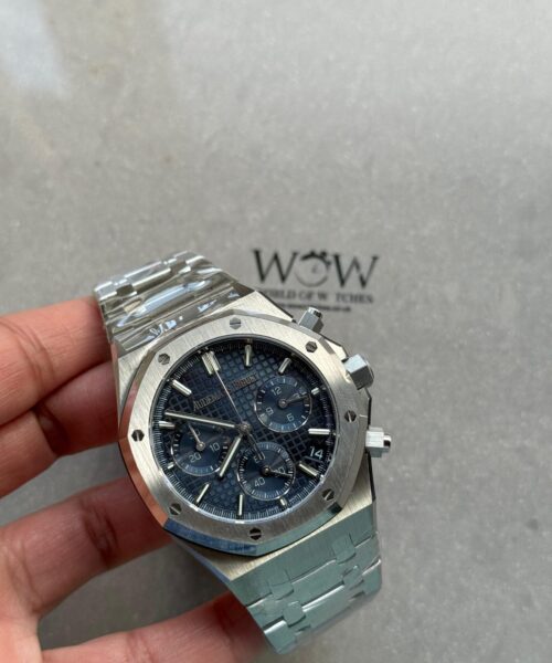 Royal Oak Chrono 26240 SS DDF 1:1 Best Edition Blue Dial on SS Bracelet DD4401