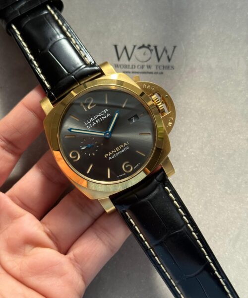 PAM1115 W VSF 1:1 Best Edition Gray Dial on Black Leather Strap P.9010