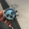 Chronomat B01 44mm SS BLSF 1:1 Best Edition Ice Blue Dial on Black Rubber Strap A7750 to Cal.01