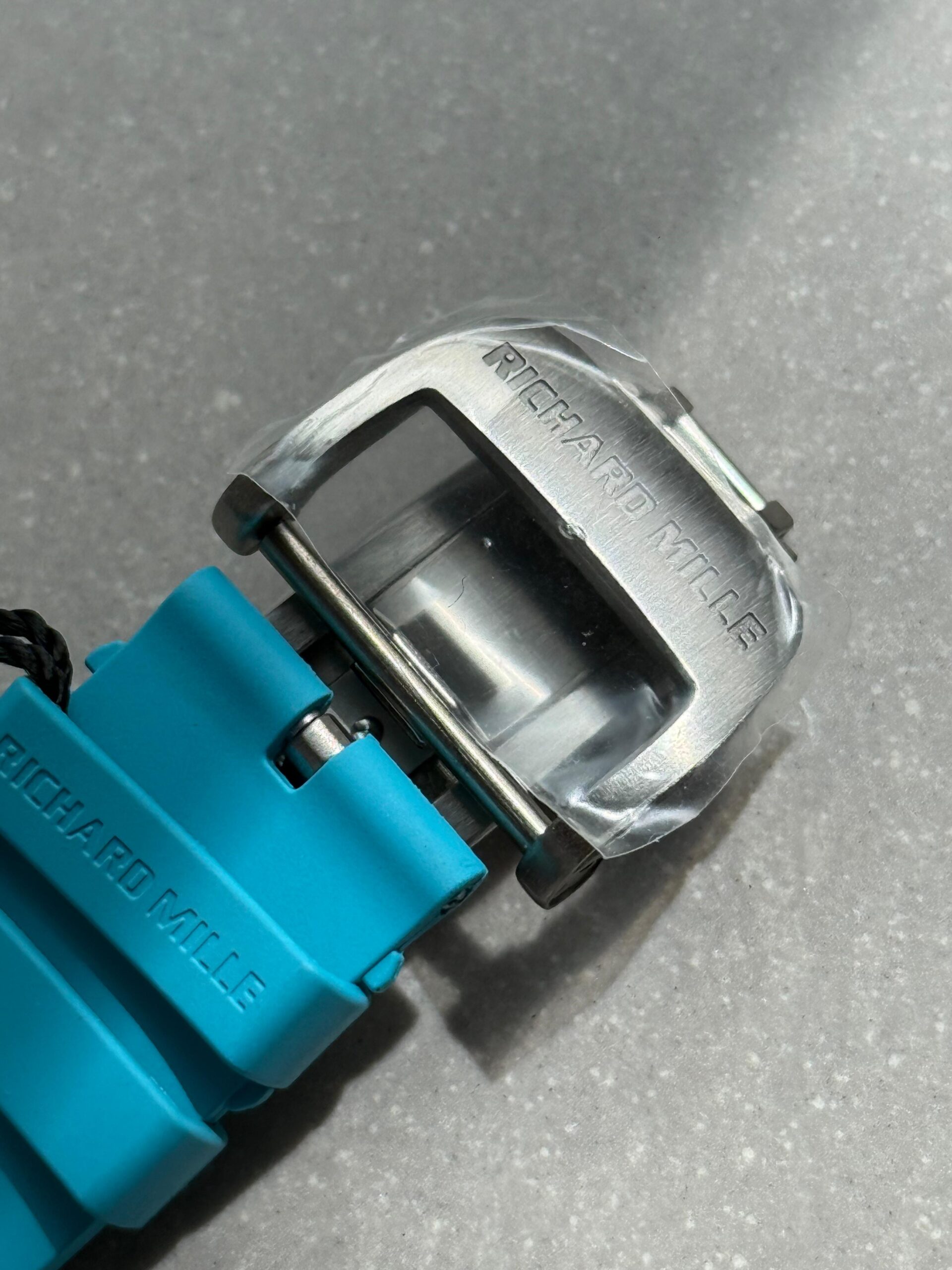 RM055 NTPT ZF 1:1 Best Edition ' bubba watson ' black carbon Bezel Blue Rubber Strap RMUL2 - Image 9