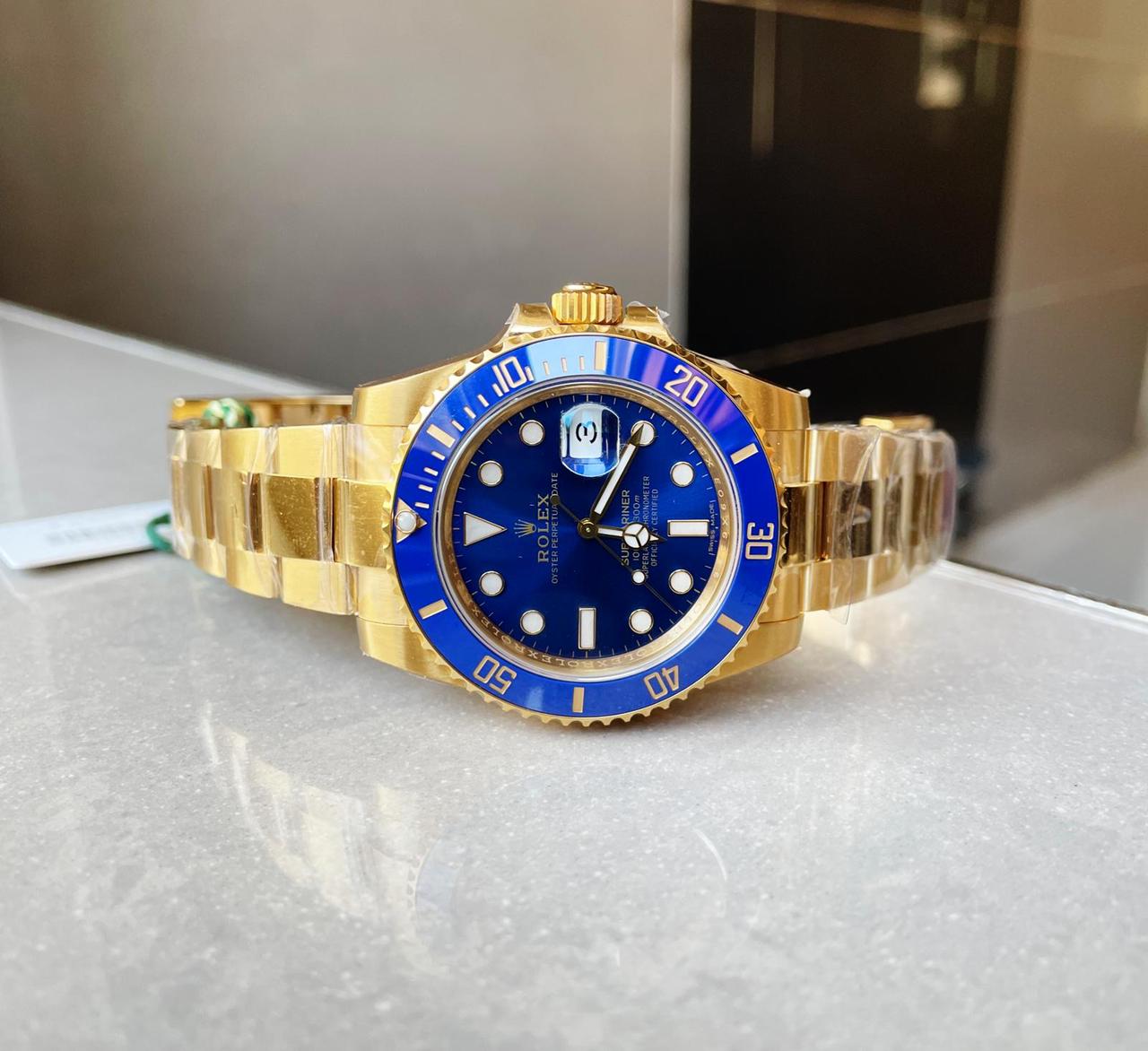 Submariner 116618 LB Blue Ceramic YG Plated 904L Steel VSF 1:1 Best Edition VS3135 - Image 4