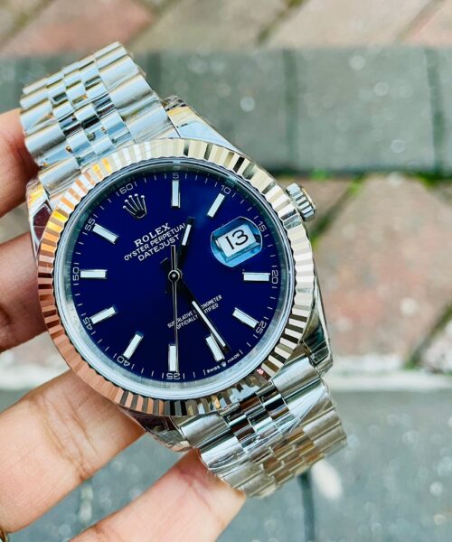 DateJust 41 SS VS Factory 1:1 Best Edition 904L Steel Blue Dial on SS Jubilee bracelet