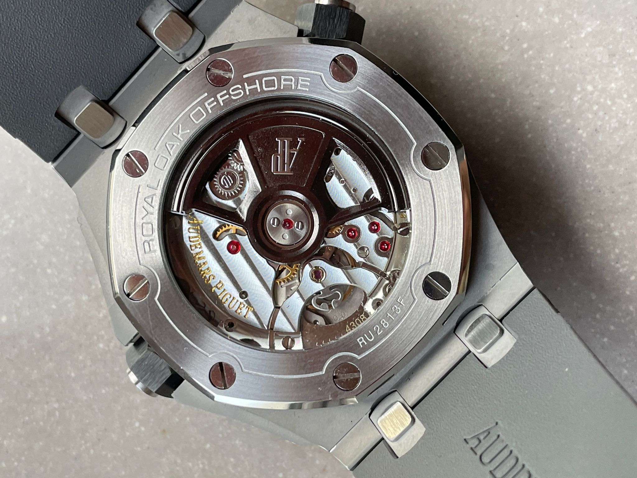 Royal Oak Offshore Diver 15720 IPF 1:1 Best Edition Gray Dial on Gray Rubber Strap A4308 - Image 14