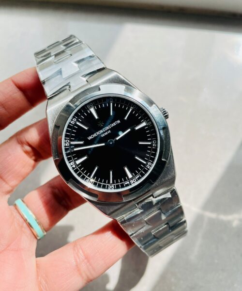 VC overseas ultra-thin 40mm XF 9015 movement BLack dial SS bezel